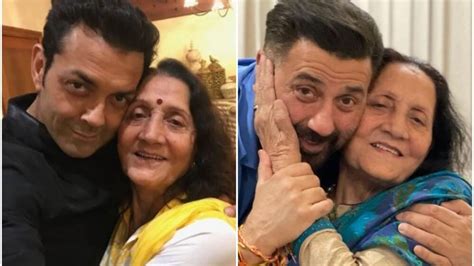 Bobby Deol Brother Sunny Wish Mom Prakash Kaur On Her Birthday