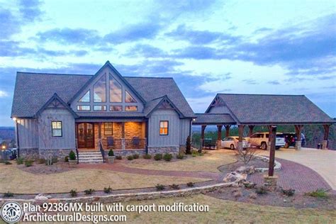 Plan 92386mx Exclusive Mountain Home Plan With 2 Master Bedrooms