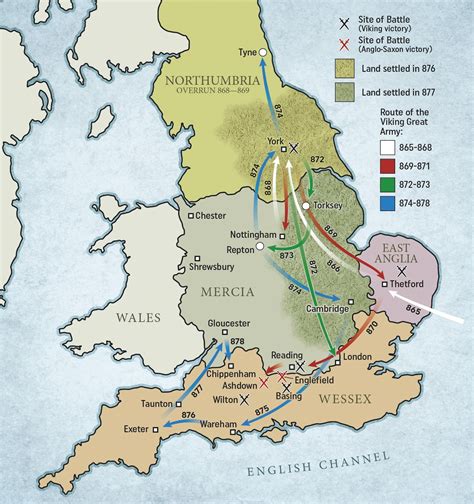 Viking Age Map Of England Map Of World