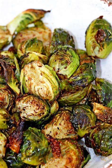 Try ina garten's classic roasted brussels sprouts recipe from barefoot contessa on food network. Roasted Balsamic Brussels Sprouts Recipe — Dishmaps