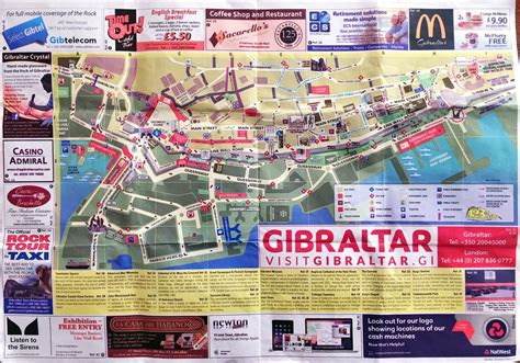 Tour builder will be shut down in july 2021, but you can export and download your tours in advance. Large detailed tourist map of Gibraltar city | Gibraltar | Europe | Mapsland | Maps of the World