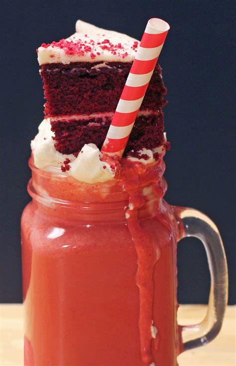 Red Velvet Milkshake Yummy Drinks Proper Tasty Red Velvet Drink Recipe