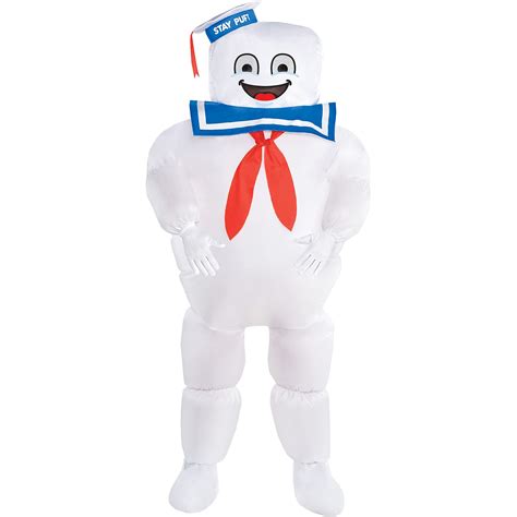 Classic Inflatable Stay Puft Marshmallow Man Halloween Costume