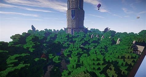 The Astral Spire Custom Build Minecraft Map