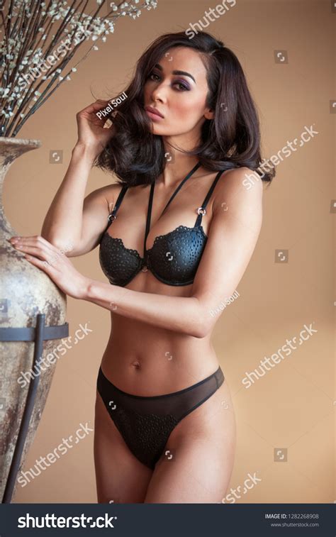 Sexy Black Woman Lingerie Stock Photo Shutterstock