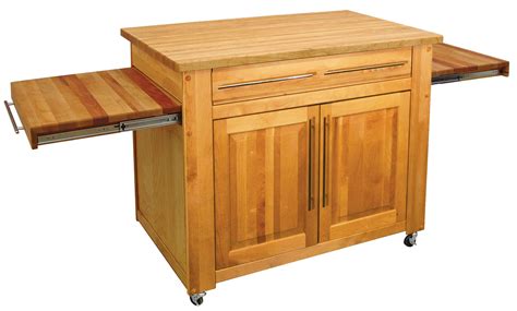 Catskill Empire Kitchen Island Pull Out Leaves Portable Kitchen