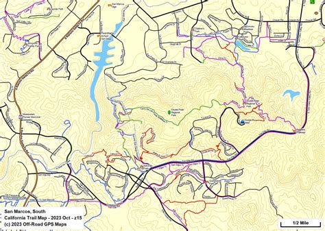 San Marcos California Trail Map