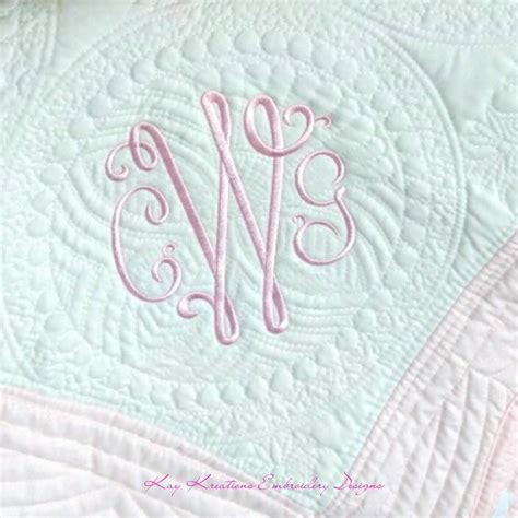 Suzanne Curl Embroidery Font Keepsake Baby Ts Monogram