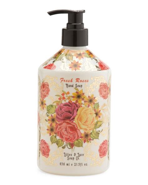 Fresh Roses Hand Soap Soap Rose Scented Products Rose Soap