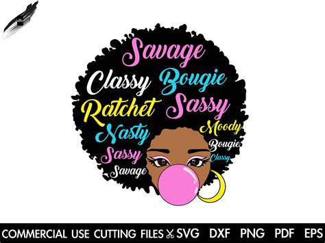 Craft Supplies And Tools Scrapbooking Melanin Popping Smart Classy Lady Dope Black Girl Svg Cricut