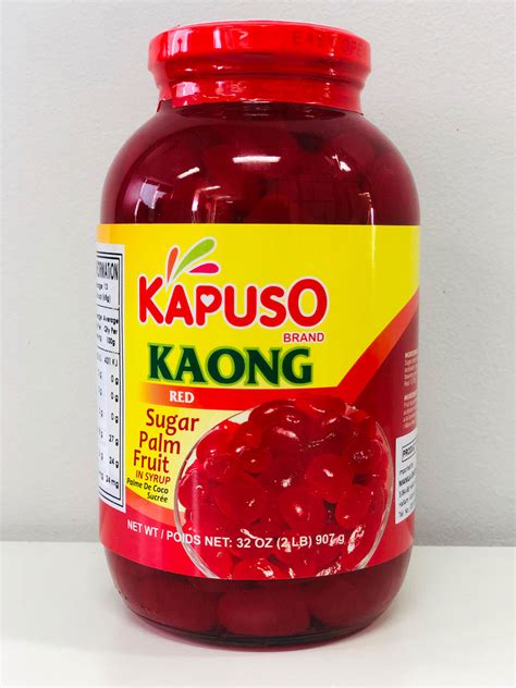 Kapuso Palm Fruit Kaong Red 907g Manila Grocers