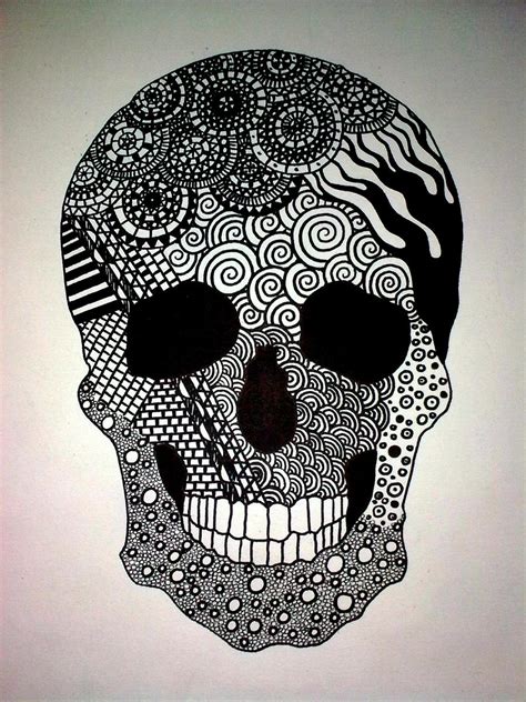 Abstract Skull By Evelinaja On Deviantart