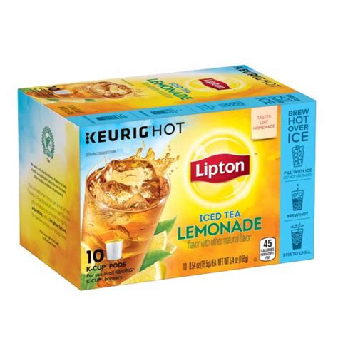Lipton Iced Tea Lemonade Flavor With Other Natural Flavor K Cup Pods