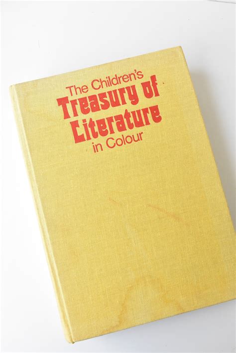 Vintage Book The Childrens Treasury Of Literature In Colour Shop On
