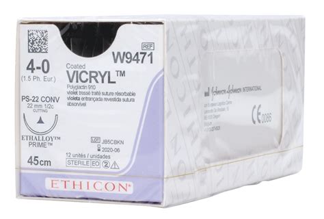 Sem946 Vicryl Suture Coated Absorbable Braided Violet W9471 Length