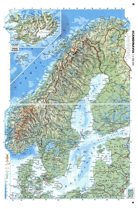 Detailed Political Map Of Scandinavia With Roads And