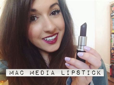 Beauty Fashion And Rock N Roll Xox Mac Media Lipstick Review ♥