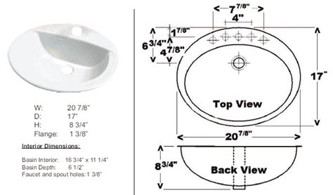 bathroom-sink-measurements Images - Frompo - 1