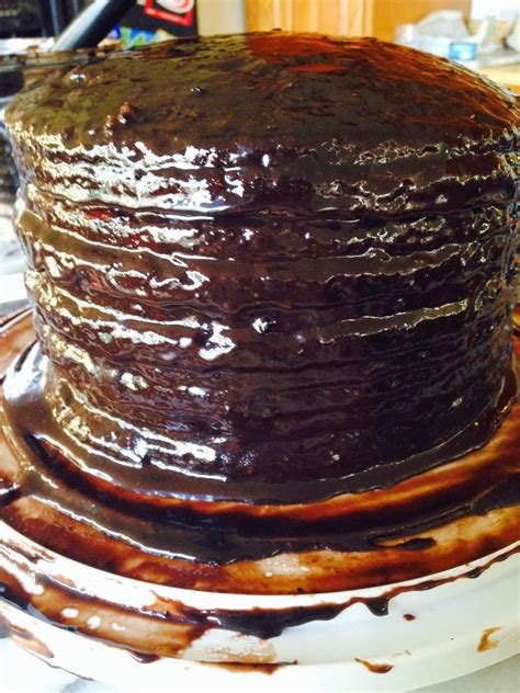 Eat Real Food Layer Cake With Old Fashioned Boiled Chocolate Icing
