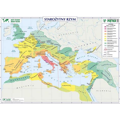 Dwustronna Mapa Cienna Historyczna Staro Ytny Rzym Grecja W