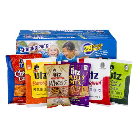 Save On Utz Potato Chips Variety Snack Pack Sharing Pack 28 Ct Order