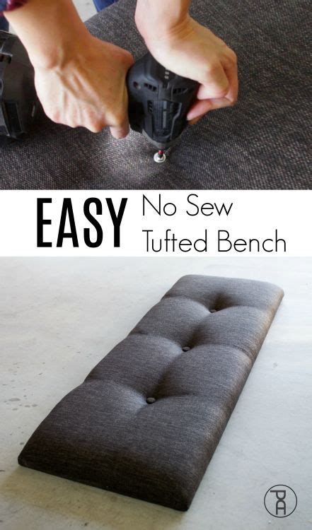 How To Make A Tufted Headboard Bench Or Other Furniture Using A Super