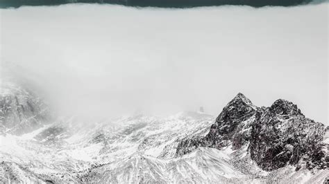 Mountains Peaks Snowy Snow Landscape 4k Hd Wallpaper