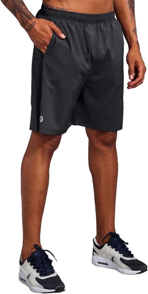 men s 7 inch workout running shorts quick dry lightweight athletic gym training shorts with