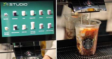 starbucks first ever coffee vending machine in bangkok lets you be your own barista vf