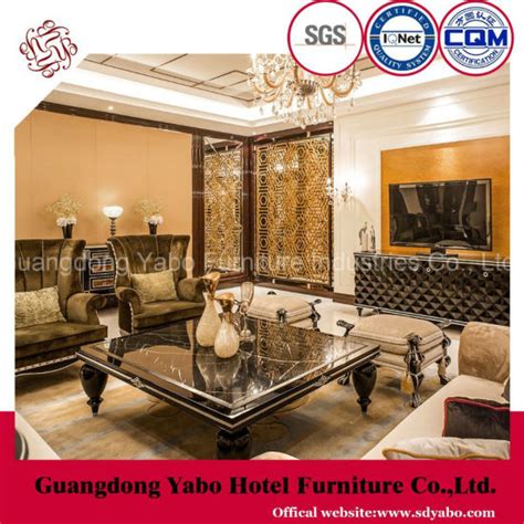 China Star Hotel Furniture With Luxury Living Room Furniture Set Hl 2