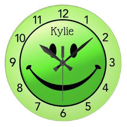 Check spelling or type a new query. Green Funny Emoji Face Wall Clock | Zazzle.com | Funny ...