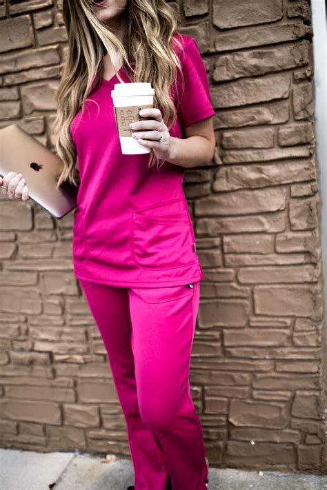 cute medical scrubs upbeat soles orlando florida fashion blog medical scrubs outfit