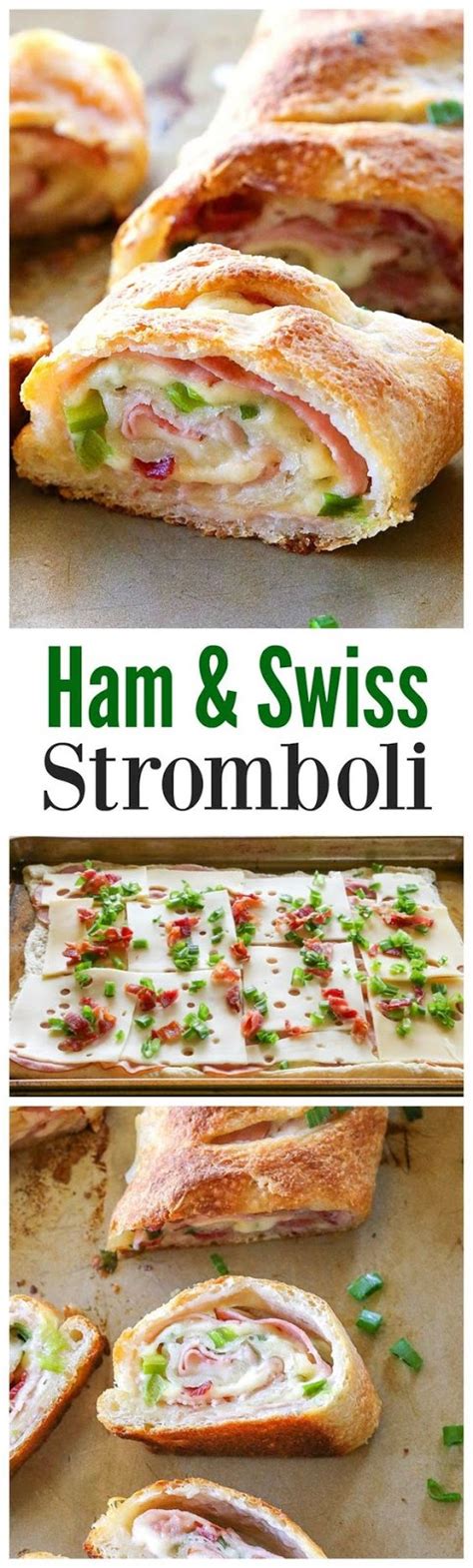 This is a fairly simple matter of either lowering the temperature or shortening the cooking. Ham and Swiss Stromboli | Foodandcake789