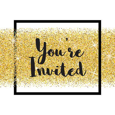 40 Youre Invited Gold Stock Photos Pictures And Royalty Free Images