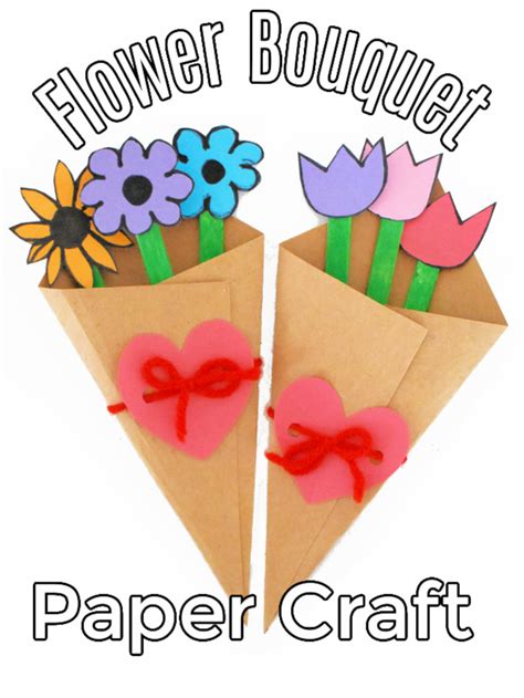 Flower Bouquet Paper Craft Todays Creative Ideas