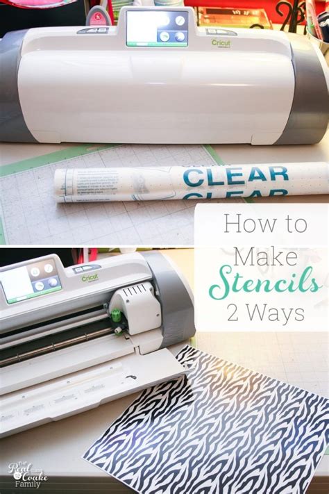 How To Make Diy Stencils 2 Different Ways With The Cricut Love How