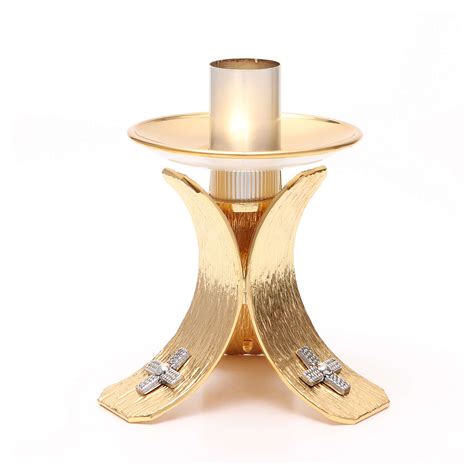 Altar Candle Holder With Cross Online Sales On Uk