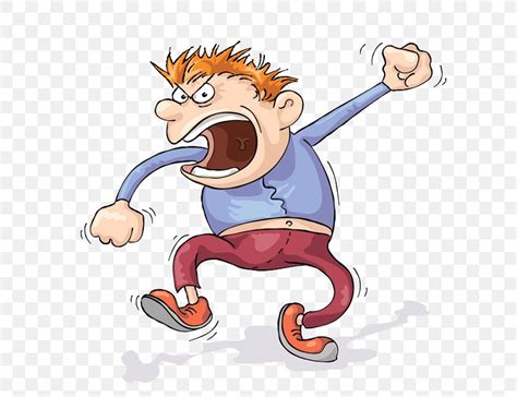 Shouting Man Clipart Image