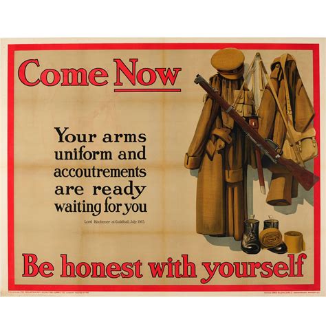 Original Antique Wwi Recruitment Poster Britishers Youre Needed Come