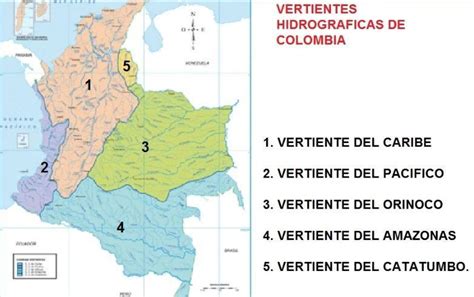 Vertientes Hidrograficas De Colombia Mapa My XXX Hot Girl