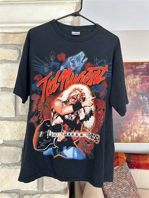 Vintage Vintage Ted Nugent Kiss My Ass Im An American Tour T Shirt