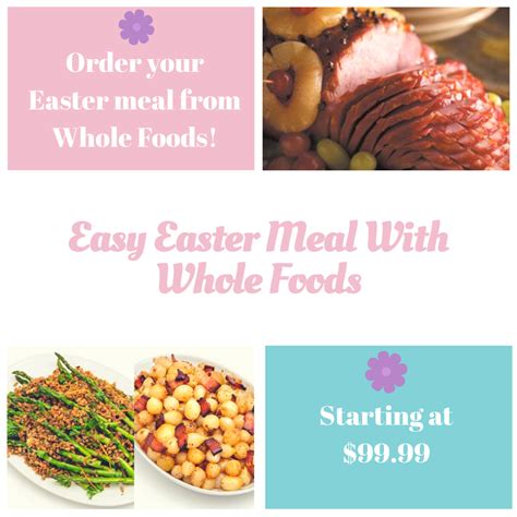Elegant easter brunch menu menu. Whole Foods Easy Easter Meals + Giveaway! - Mom the ...