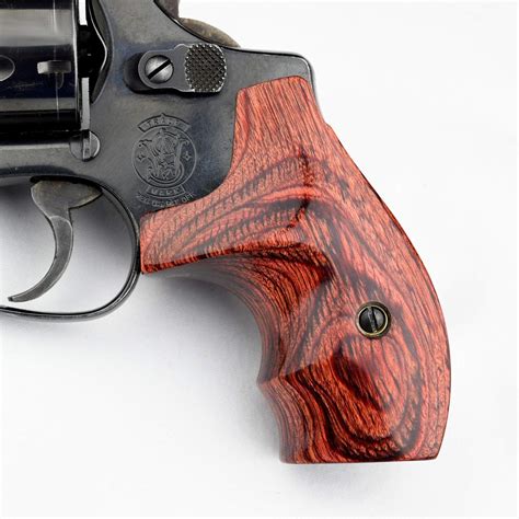 Altamont Sandw J Round Revolver Grips Boot Real Wood Gun Grips Fit