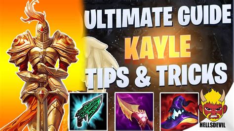 Wild Rift Ultimate Kayle Guide Tips Tricks Guide Build Youtube