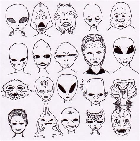 Alien Drawings Arte Peculiar Desenho Tattoo Tatoo Art Alien Art