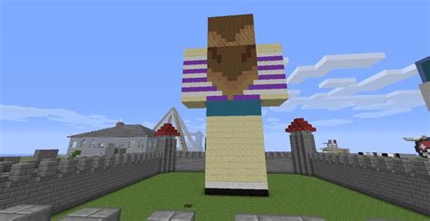 A Girl Statue Minecraft Map