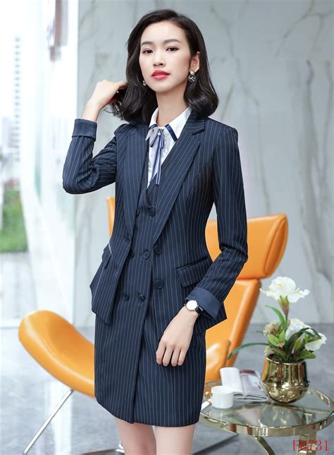 2019 Formal Elegant Womens Ladies Dress Suits For Women Business Suits