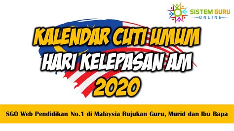 Kuda calendar malaysia 2021 image Kalendar Cuti Umum 2020