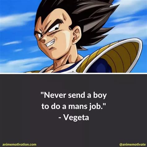 Vegeta, the prince of all saiyans is full of thought provoking lines throughout the dbz series. What's your favorite inspirational Dragon Ball Z quote ...