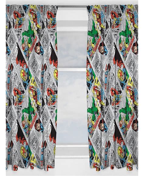 These Marvel Comics Retro Curtains Feature All Your Marvel Favourites